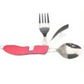 Foldable Cutlery Set-Red